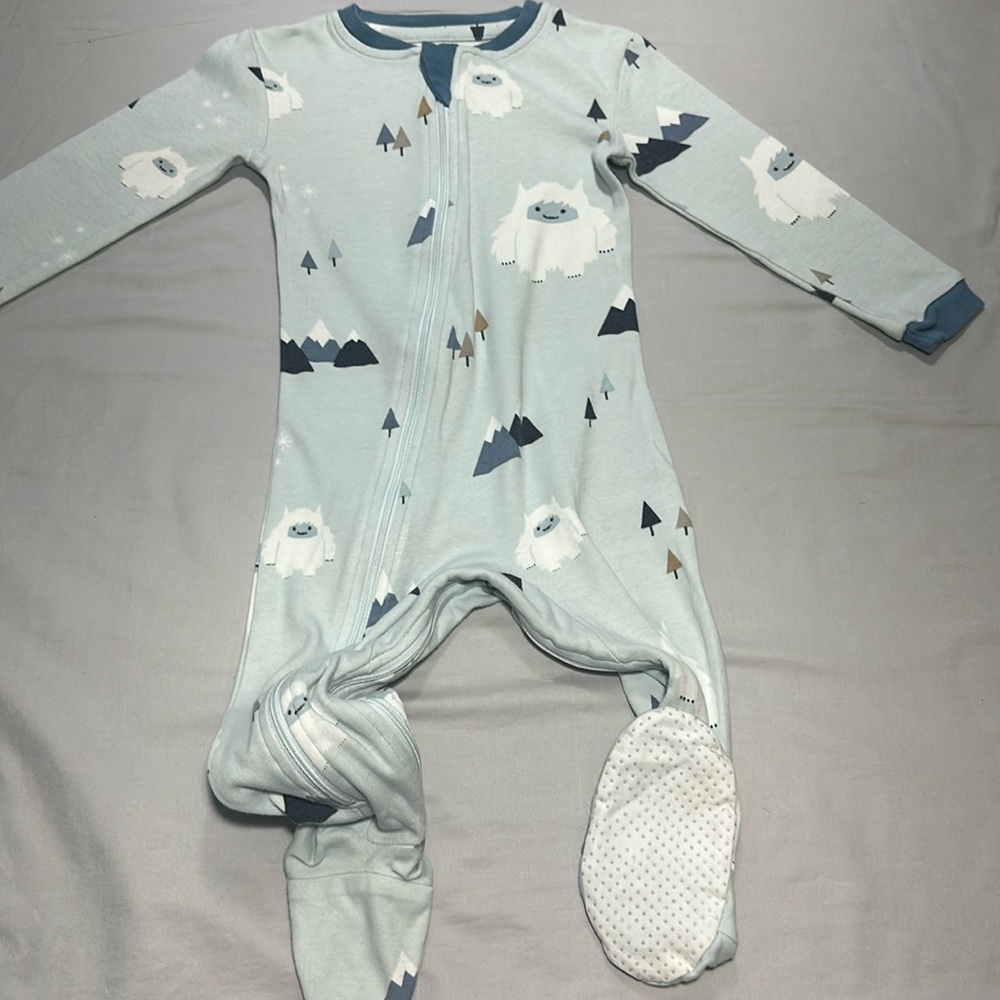 Cozy Blue Yeti Kids Pajamas
